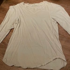 We the free light tan 3/4 sleeve